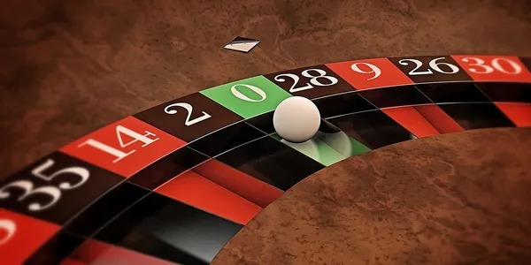 Studio live-dealer Texas Poker arknight dengan meja HD dan dealer profesional